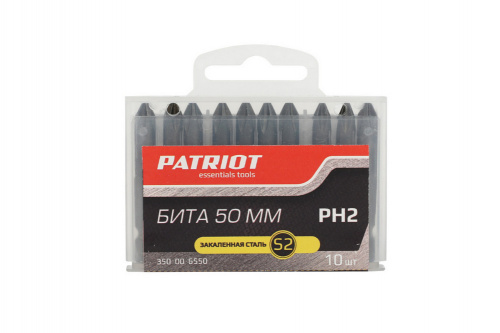 бита PH2 50мм Patriot(10шт) цена за 1шт